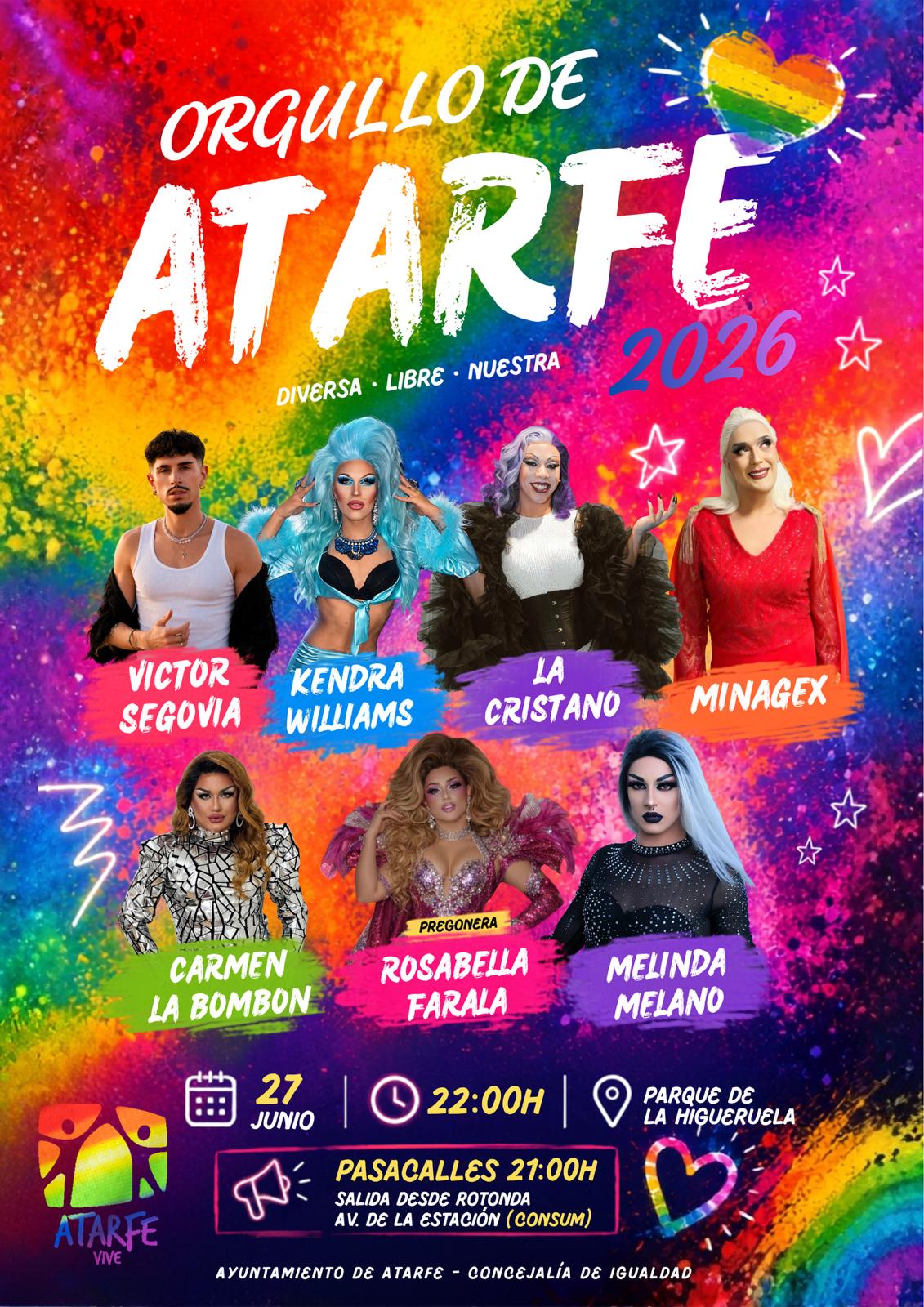 Un año mas Atarfe celebra el Orgullo,